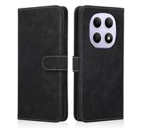 MIKULLE Cover a Libro per Xiaomi Redmi Note 15 5G (6.77"), Custodia in Pelle PU e Silicone TPU Bumper, Flip Chiusura Magnetica Caso Portafoglio con Funzione Stand - Nero