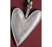 Mikuta The Silver Heart Leather Key Ring Silver Taglia: OS | Outlet | Donna | Grigio