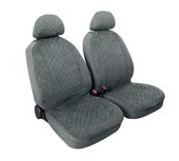 Miky, coppia coprisedili anteriori in microfibra, universali - Antracite
