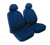 Miky, coppia coprisedili anteriori in microfibra, universali - Blu scuro