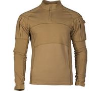 Mil-Tec Assault Field, camicia funzionale a maniche lunghe L male Marrone Chiaro (Coyote)