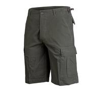Mil-Tec US Pantaloncini délavé con RipStop (Oliva/S)