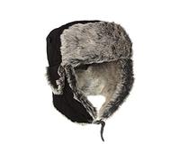 Mil-Tec Berretto Invernale A.Pelliccia Synth.Va 905, Colore: Nero