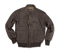 Mil-Tec US Aviator A2, giacca in pelle S male Marrone