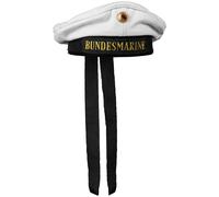 Mil-Tec BM Navy Hat with Insignia Uomo Bundesmarine Marina Militare Bianco