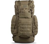 Mil-Tec Zaino da combattimento BW Gen.II (65 L) • Zaino tattico militare con sistema MOLLE e protezione antipioggia • Zaino esercito federale, zaino da trekking, zaino da viaggio per trekking e uso
