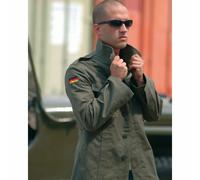 Mil-Tec BW Moleskin Giacca Feldbluse Nera/Oliv Gr. 44-56 Tasca Foderata