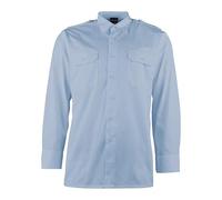 Mil-Tec Camicia da Lavoro a 1/1 Manica T/C. Camicia Classica per Autorità, Sicurezza e associazioni. Robusto Tessuto Twill. Sistema di Spalle con Alette Rimovibili