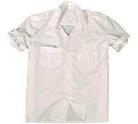 Mil-Tec Duty, camicia manica corta S male Bianco