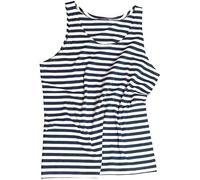 Mil-Tec Marine, canotta L male Blu Scuro/Bianco