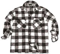 Mil-Tec Lumberjack II, camicia/giacca in tessuto L male Nero/Bianco