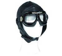 Mil-Tec Cappellino da Aviatore da Uomo in Pelle