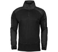 Mil-Tec Chimera Combat Shirt Hombres Manica Lunga Camicia Militare Tattico Nero