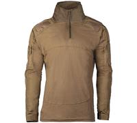 Mil-Tec Chimera Combat Shirt Hombres Manica Lunga Camicia Ripstop Dark Coyote