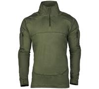 Mil-Tec Chimera Combat Shirt Hombres Manica Lunga Camicia Tattico Ripstop Oliva