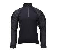Mil-Tec Combat Shirt tipo 2 camicia da campo tattica manica lunga maglietta nera