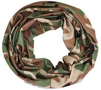 Miltec - Sciarpa multifunzione Woodland adulto, unisex, camo, taglia unica