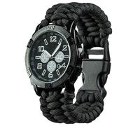 Mil-Tec Esercito Orologio Paracord All'Orologio da Polso Acciaio Inox Corda