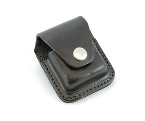 Mil-Tec - Etui Cuir Noir pour Briquet Mil-Tec