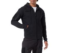 Mil-Tec Tactical, felpa con cappuccio e zip S male Nero