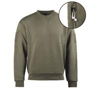 Mil-Tec Felpa Tattica Collo Rotondo Pullover Tattico Esercito Outdoor