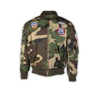 Mil-Tec - Giacca Bomber Woodland Kids, Taglia L