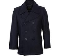 US Blu Marino Pea Coat Cappotto XS-3XL Invernale Giacca Mantella Corta Blue