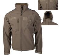 Mil-Tec Giacca softshell SCU 14 per uomo • Giacca funzionale tattica per attività all'aria aperta • Giacca traspirante, antivento e impermeabile • Pratica giacca per il tempo libero o da escursionismo
