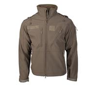 Mil-Tec SCU 14, giacca softshell impermeabile XL male Verde Scuro