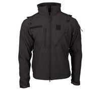 Mil-Tec SCU 14, giacca softshell impermeabile M male Nero