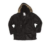 Mil-Tec US Aviator Parka N3B, giacca in tessuto XXL male Nero