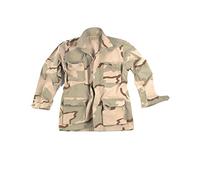 Mil-Tec Giacca Us Tipo BDU R/S slavata Desert, Colore: Nero