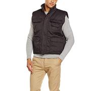 Mil-Tec Uomo Foderato Ranger Gilet, Nero, L