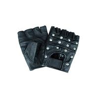 Mil-Tec Biker, guanti con rivetti M male Nero