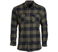 Mil-Tec Hemd-10939001 Camicia, Nero/Verde Oliva, S Unisex-Adulto