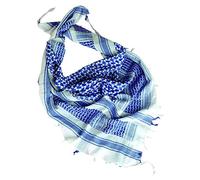 Mil-Tec Shemagh, sciarpa male Bianco/Blu
