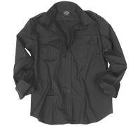 Mil-Tec Hombres Manica Lunga Polizia Uniforme Camicia Di Sicurezza Ripstop Coton