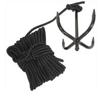 Mil-Tec Kletterhake-15956000 Gancio da arrampicata Nero Taglia unica