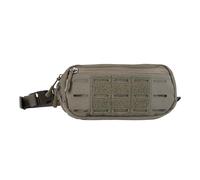Mil-Tec Lasercut - Marsupio da uomo, compatto, con pannello Molle, superficie in e 4 scomparti con cerniera, pratico marsupio o borsa a tracolla, oliva, Taglia unica