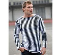 Mil-Tec Marine Summer, pullover XL male Blu Scuro/Bianco