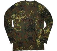 Mil-Tec Military, t-shirt manica lunga XXL male Camo (Flecktarn)