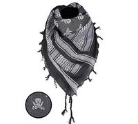 Mil-Tec Moda Uomo Modetørklæde-12609102 Moda Sciarpa, Nero/Bianco, Taglia Unica EU