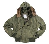 Mil-Tec N2B Giacca Bomber Imbottita da Uomo Con Cappuccio Army Invernale