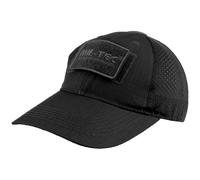 Mil-Tec Net Baseball Cap Ripstop Airsoft Cappello Militare Caccia Aicurezza Nero