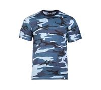 Mil-Tec Maglietta Military da Uomo Taglia 3XL Celeste