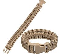 Mil-Tec Paracord Wrist Band 22mm Coyote Taglia L