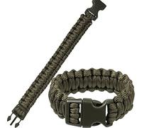 Mil-Tec Paracord Wrist Band 22mm Oliva Taglia M