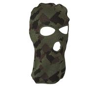Mil-Tec - Passamontagna "Balaclava", in acrilico, con 3 fori, Uomo, Mimetico