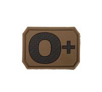 Mil-Tec 'Patch 3D Blood 0 Positivo Dark Coyote