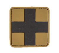 Mil-Tec PATCH 3D FIRST AID PVC M.KLETT coyote LG 16830605